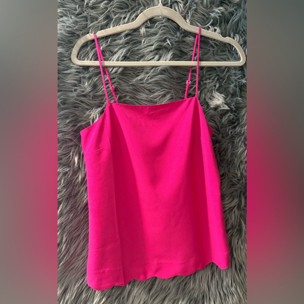 NEW J. Crew Scallop Blouse - Size 00 | Color: Pink